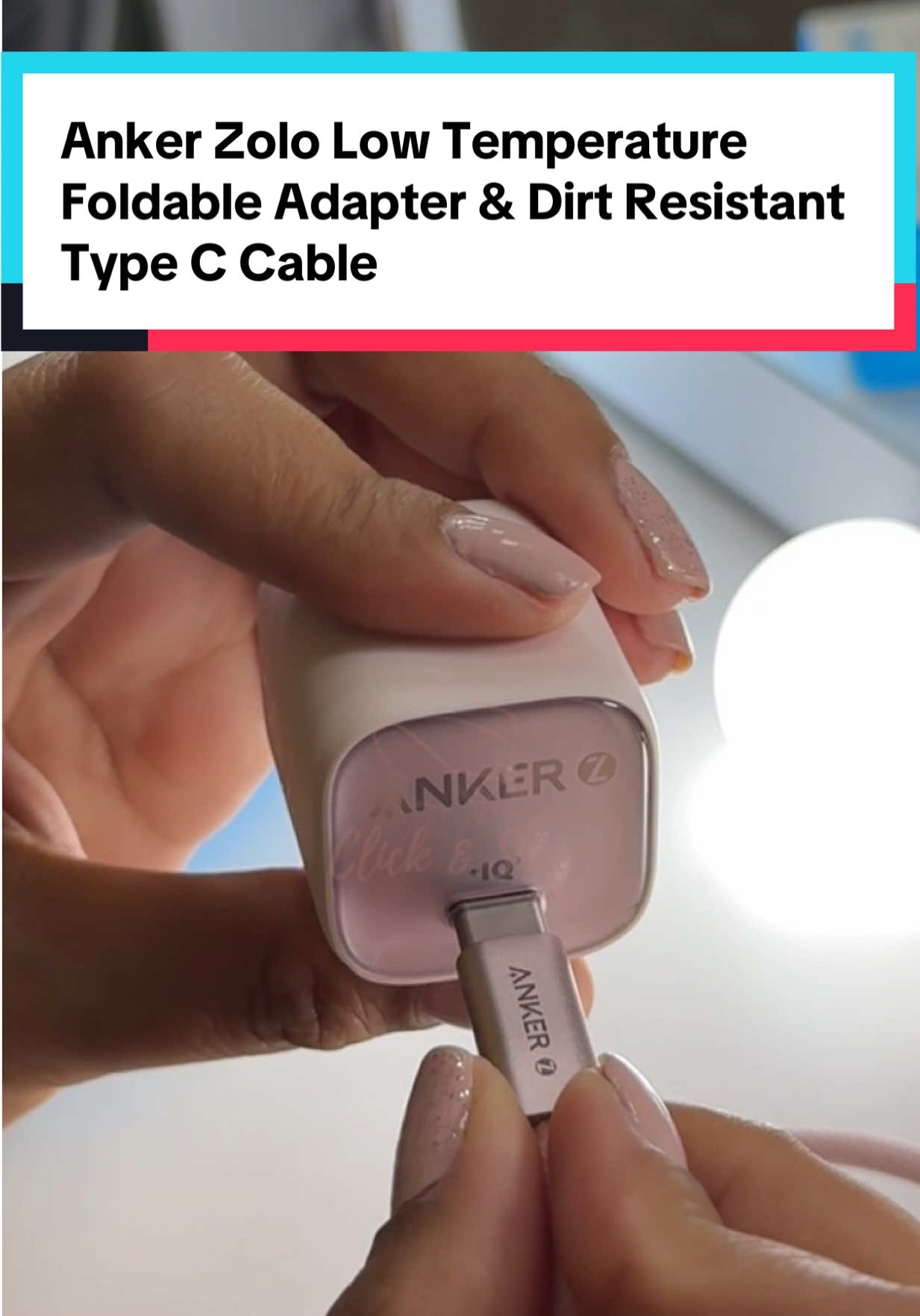 ✨ Anker Zolo Wall Charger & Anker Zolo Type C Cable ✨ Stay powered up with the Anker Zolo Low Temperature Mini Wall Charger — available in 20W or 30W USB-C Power Delivery for ultra-fast, efficient charging! Featuring a foldable plug, Power IQ 3.0 smart tech, and ultra-compact design in stylish White, Blue, or Pink.✨ Pair it with the Anker Zolo Dirt-Resistant Fast Charging Cable — designed with an ultra-compact connector, durable for 10,000+ bends, and available in White, Blue, Pink, or Black at 3ft or 6ft lengths.✨ ⚡ Charge fast. Stay clean. Built to last. ⚡ #AnkerPH #ankercharger #fastcharging #fyp #miniadapter #ankerzolo #foldableplug #lowtemperatureminicharger 