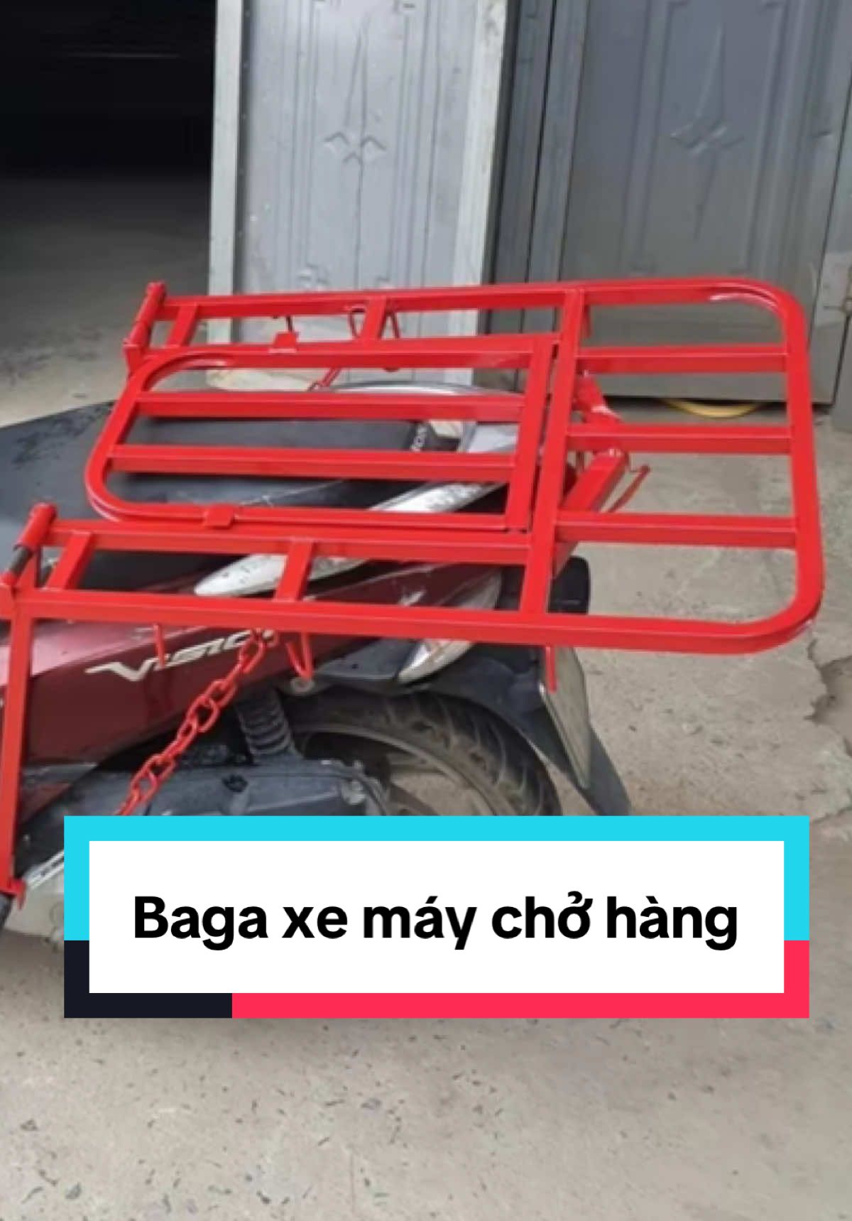 Cáng, Baga xe máy chở hàng nặng  ✅ #cangxemay #cangxemaychohang #chohangcongkenh #chohang #ship #baga #bagachotatcaloaixe #xh #xuhuong 