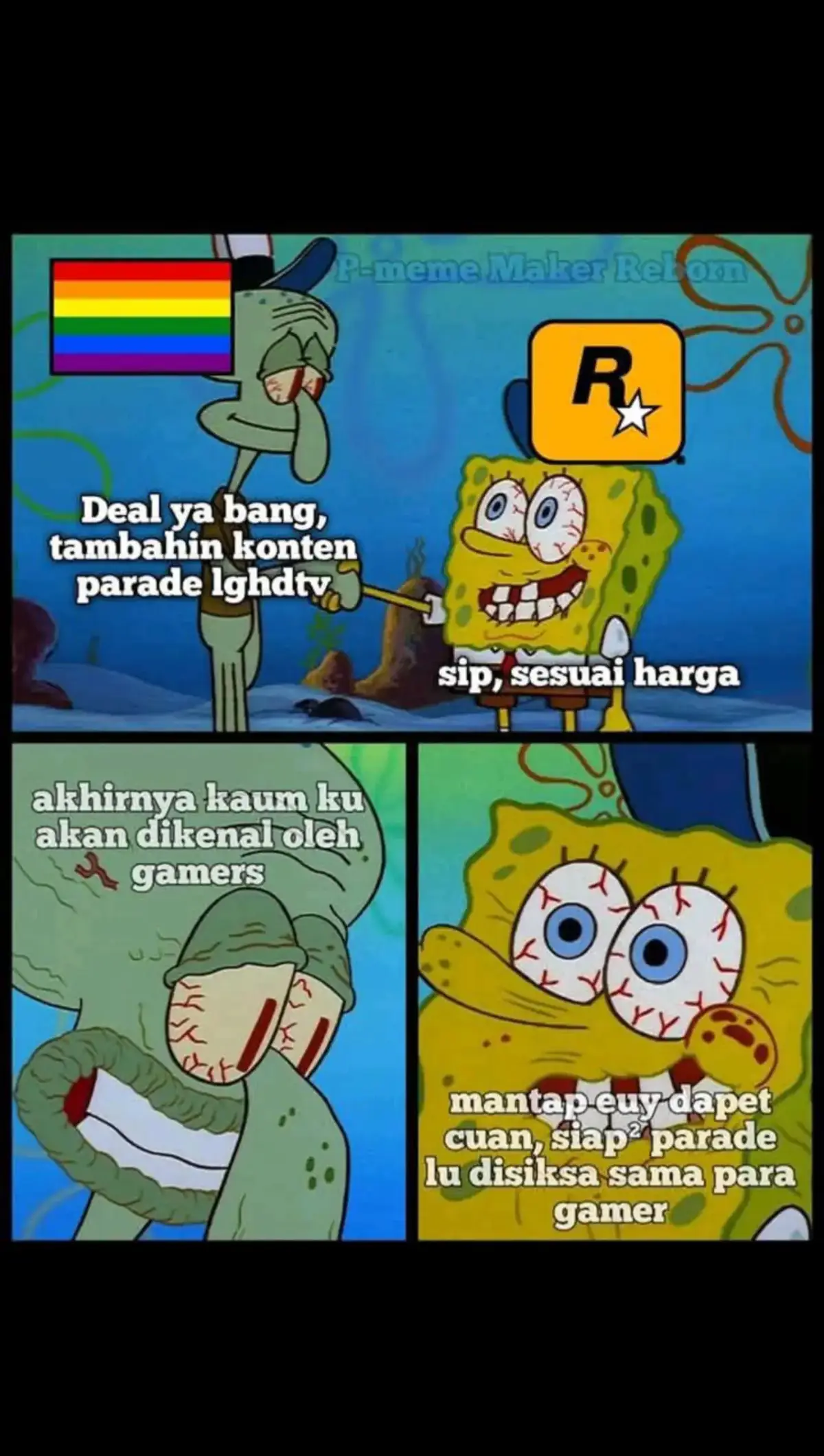 muehehehe #spongebob #katakata #fyp 
