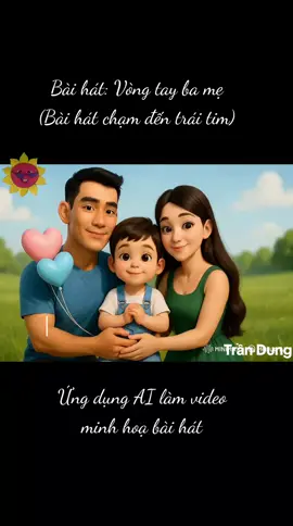 Bài hát: Vòng tay ba mẹ(ứng dụng AI)#trandung #cogiaomamnon🥰 #giaovienmamnon #mamnongiaitri #nhachaymoingay #trendingvideo #xuhuong @Trần Dung @Trần Dung @Trần Dung 
