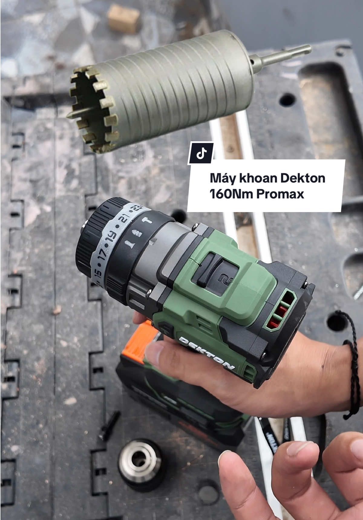 Sử dụng máy khoan rút lõi 160Nm Dekton bền bỉ hơn với cách này, vừa bền máy, vừa hiệu quả #storethietbi #dekton 