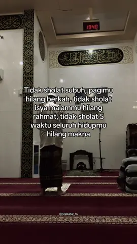 #sholat #pemudahijrah #selfreminder #istiqomah #taubat #muhasabahdiri #hijrahyuk #pemudahakhirzaman #reminderislamic #fyp #islamic_video 