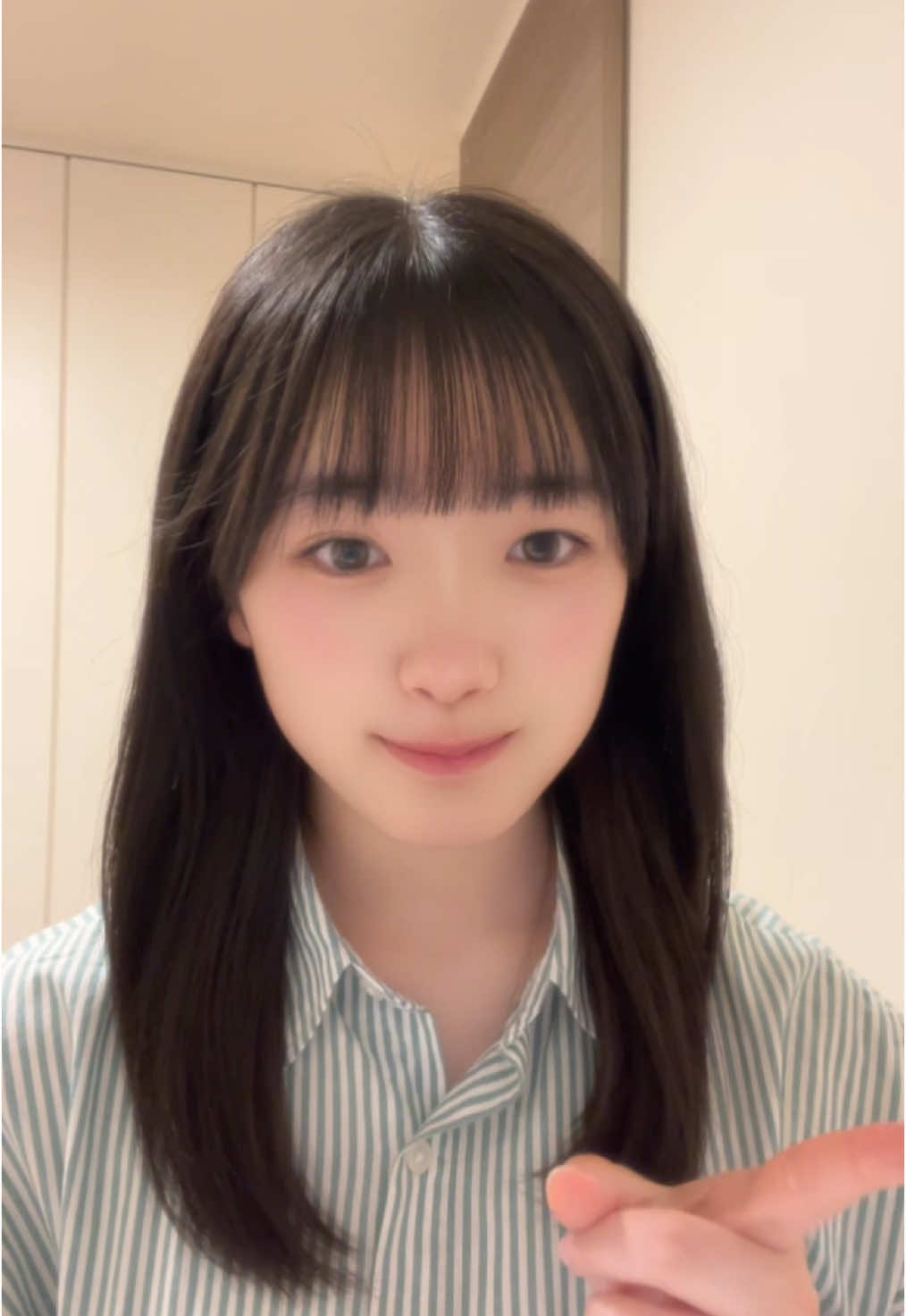 めずらしく緑色着てみた🍀 #09 #アイドル志望 #fyp #おすすめ 