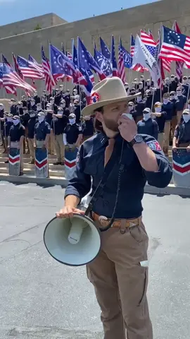Patriot Front at the National WW1 Memorial in Kansas City, Missouri on Saturday 