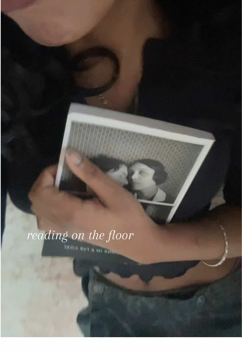 Love reading on the floor