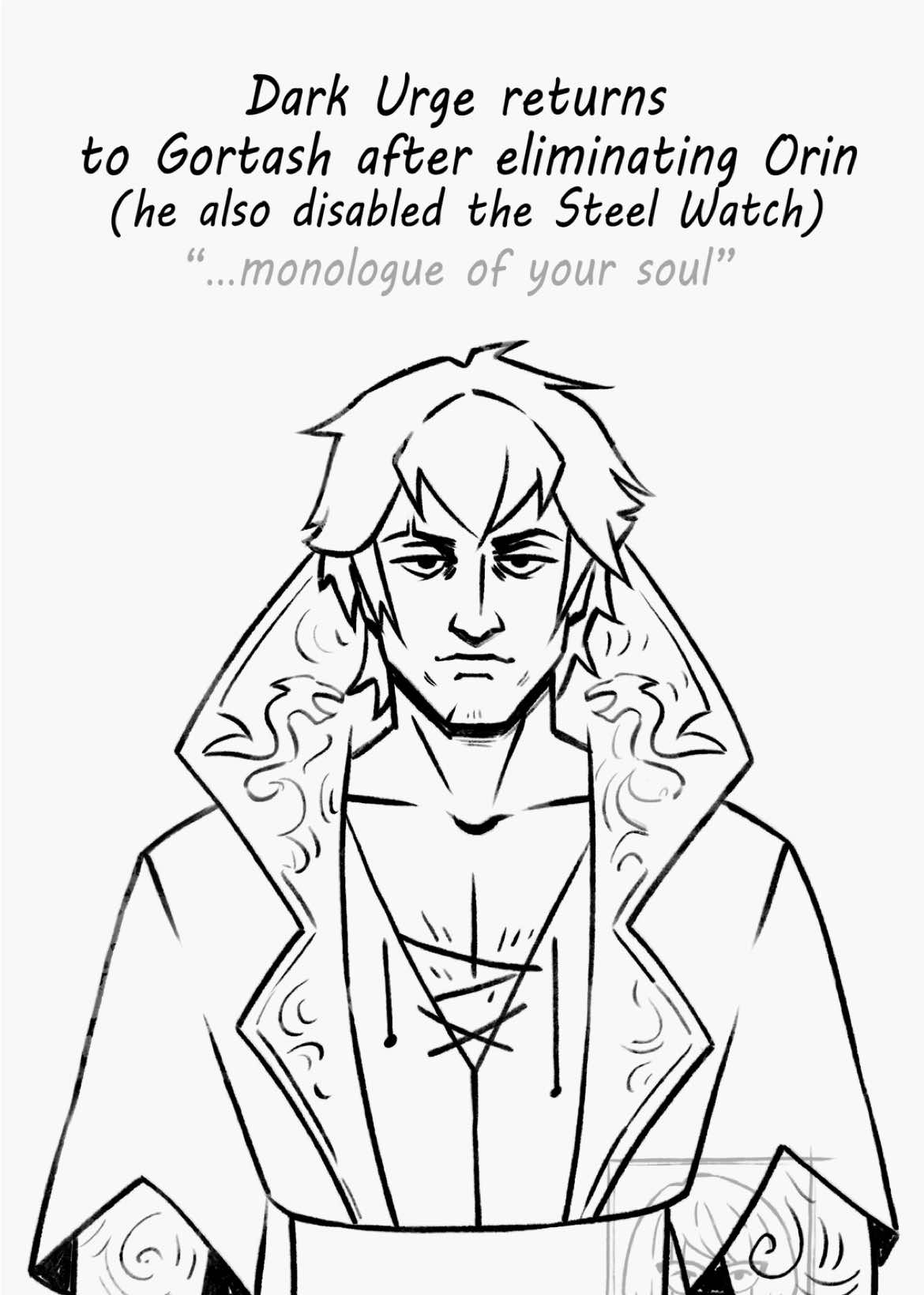 Durge did his best (animation) Song: Vintage - Eva (lonely dmc meme) #baldursgate3 #darkurge #animation #durge #gortash #bg3