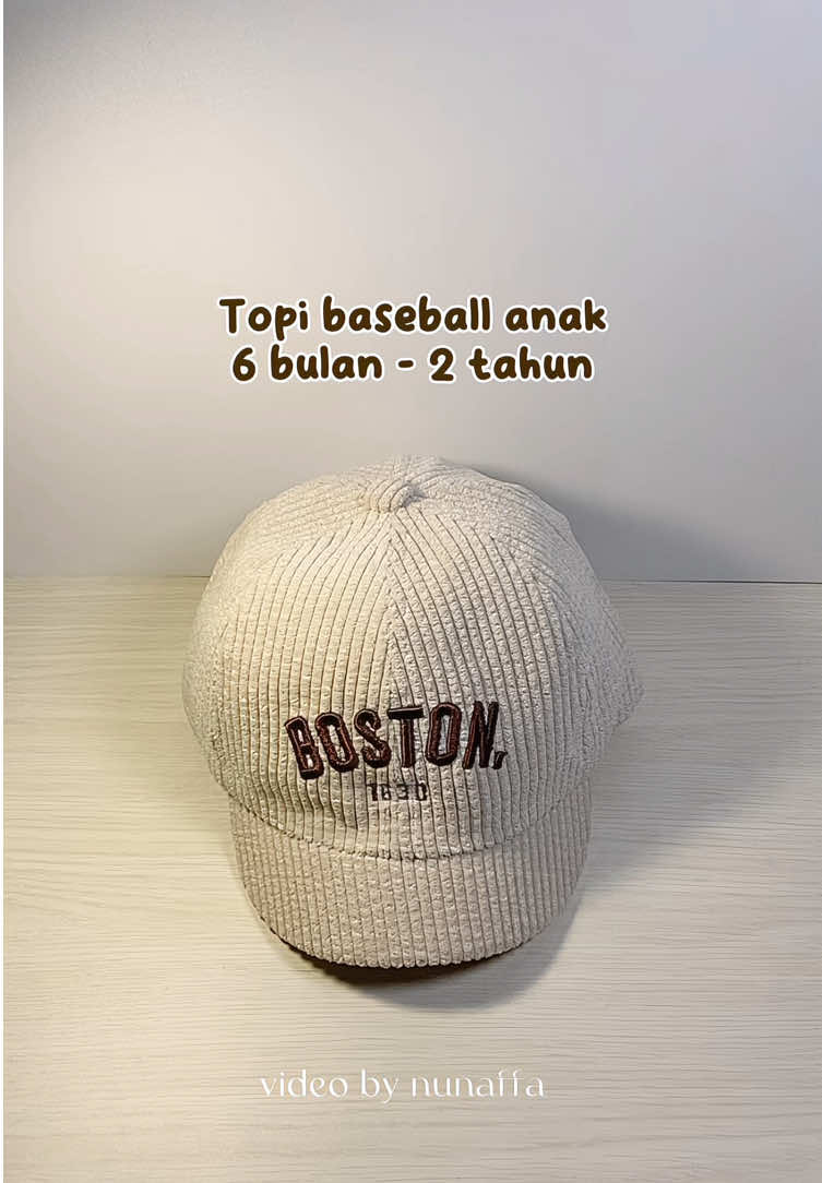 cocok di mix & match segala outfit 🤎 #topianak #topibaseball #topicorduroy #topiboston #boston #outfitanak #outfitanaklakilaki #topianaklakilaki 