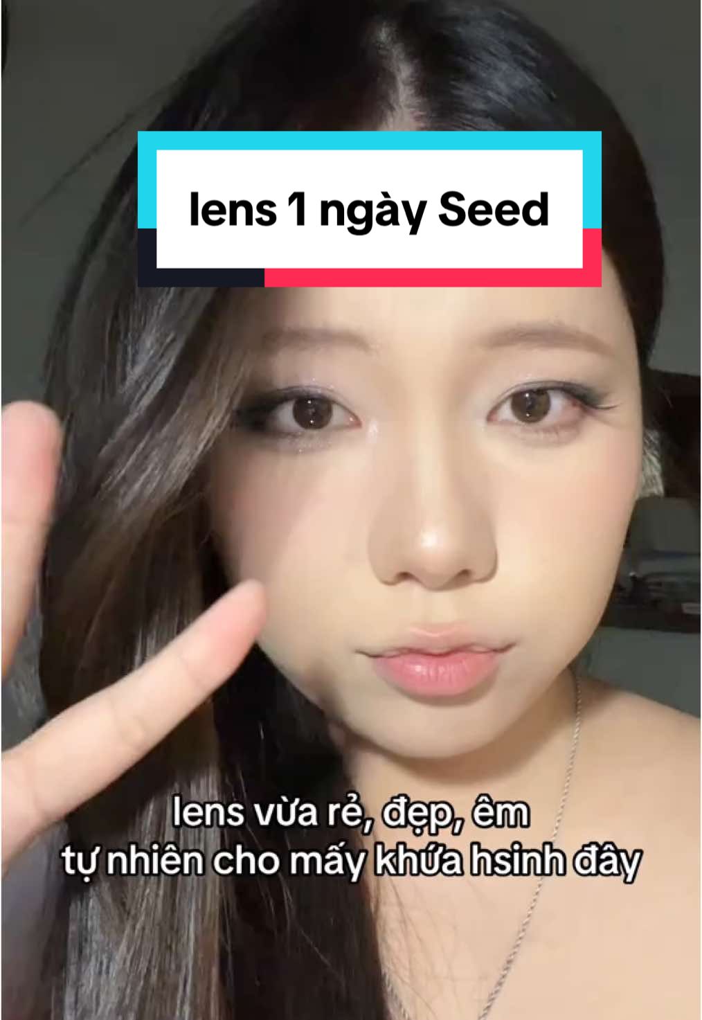 review chi tiết 3 màu lens của SEED #reviewlamdep #xuhuong #lens 