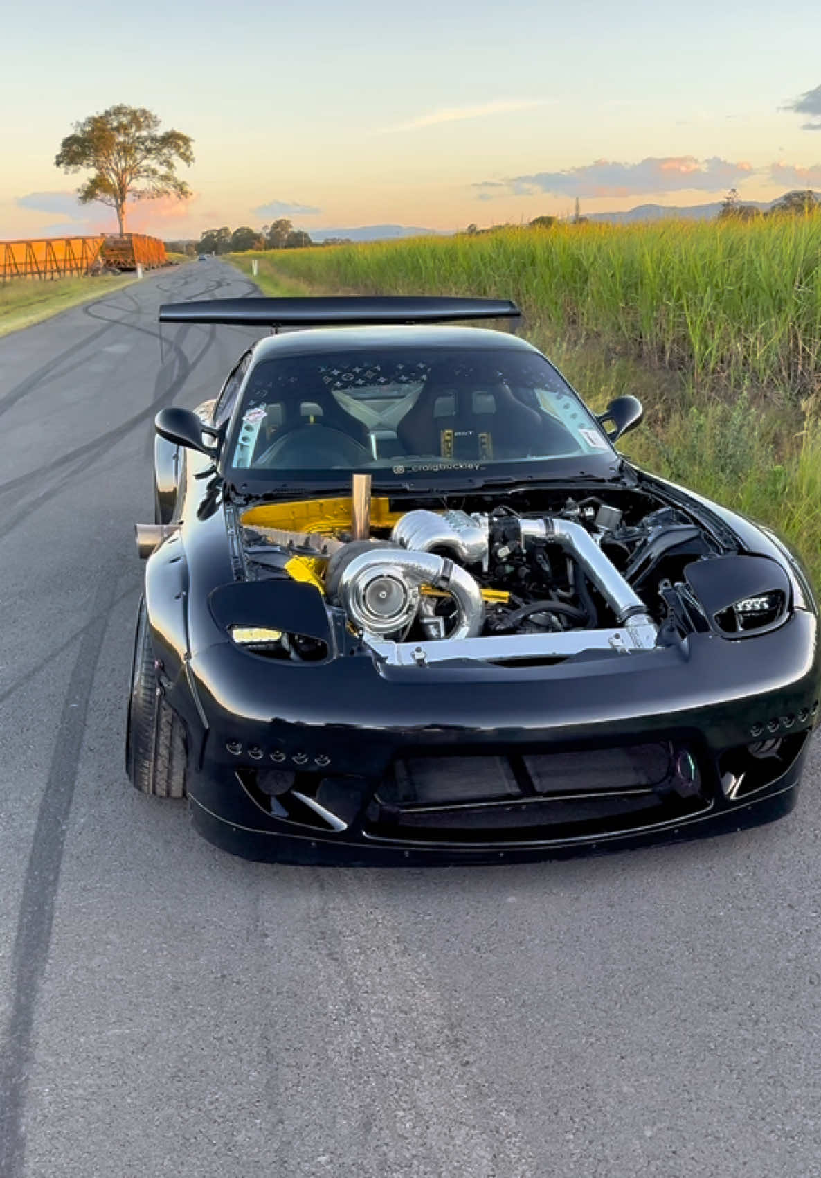 “Yes officer it’s stock” 🤥 #20b #rx7 #rx7fd #rotary #3rotor #bridgeport #jdm #fyp #foryou #fypシ゚ 