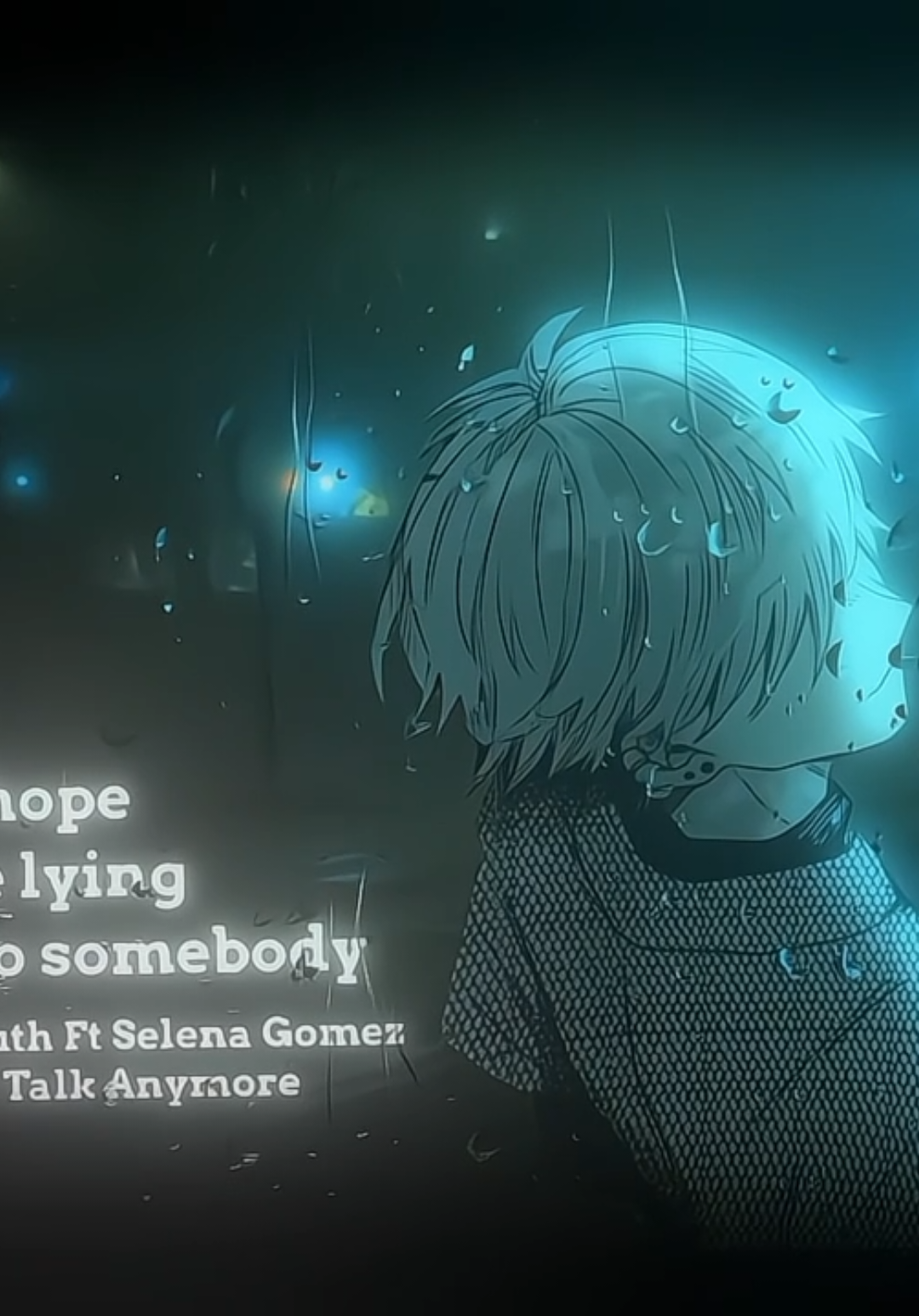 #andixyz we don't talk anymore.. || repost #gfx #lyrics #music #anime #fyp #100k 