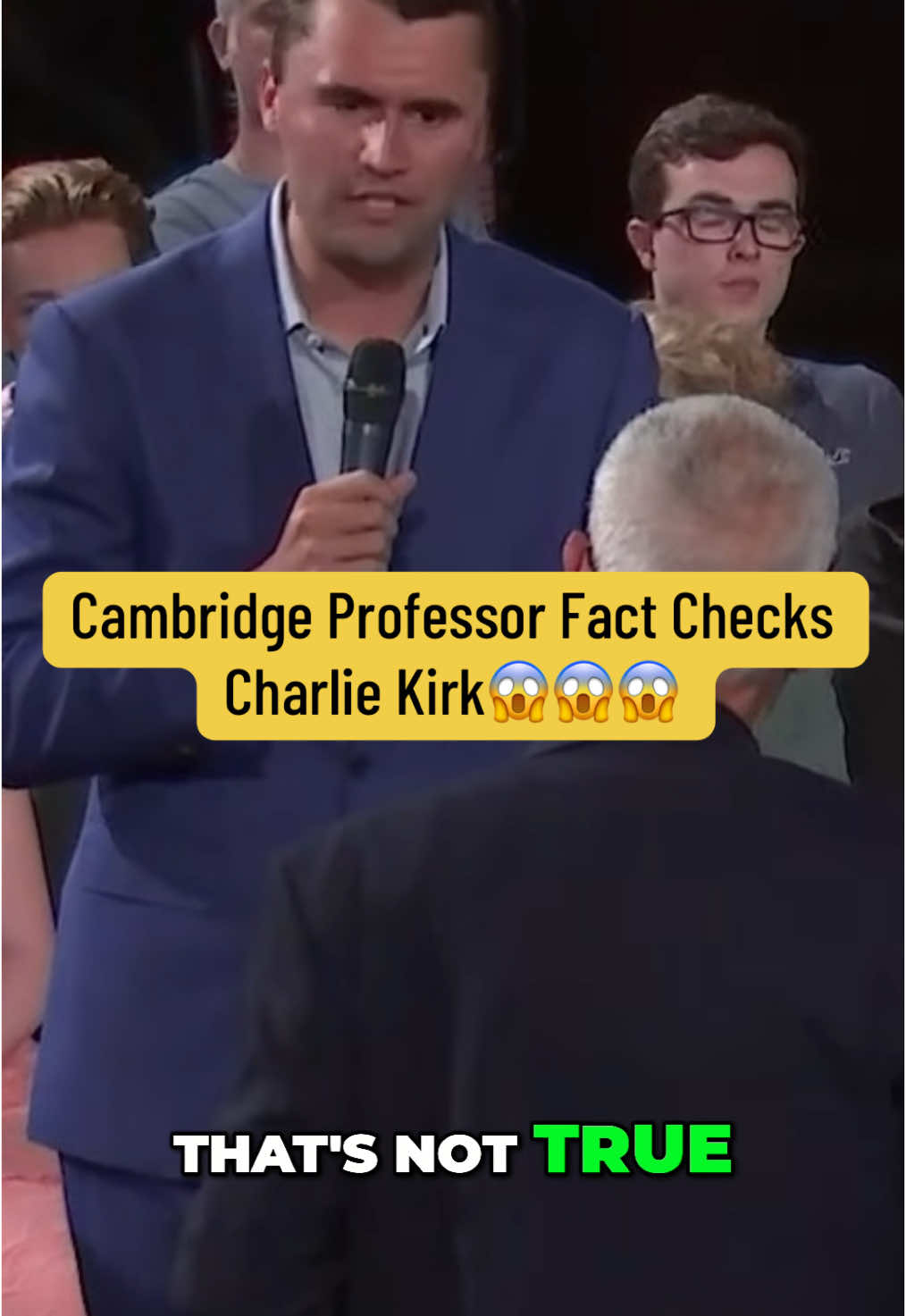 Charlie kirk is not able to lie his way through this debate!!! #cambridge #charliekirk #russia🇷🇺 #ukraine🇺🇦 #debate #maga #liberals