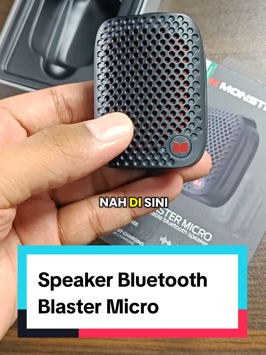 speaker dari monster yang fiturnya udah lengkap banget #speakerbluetooth #speaker #speakerbass #monster 