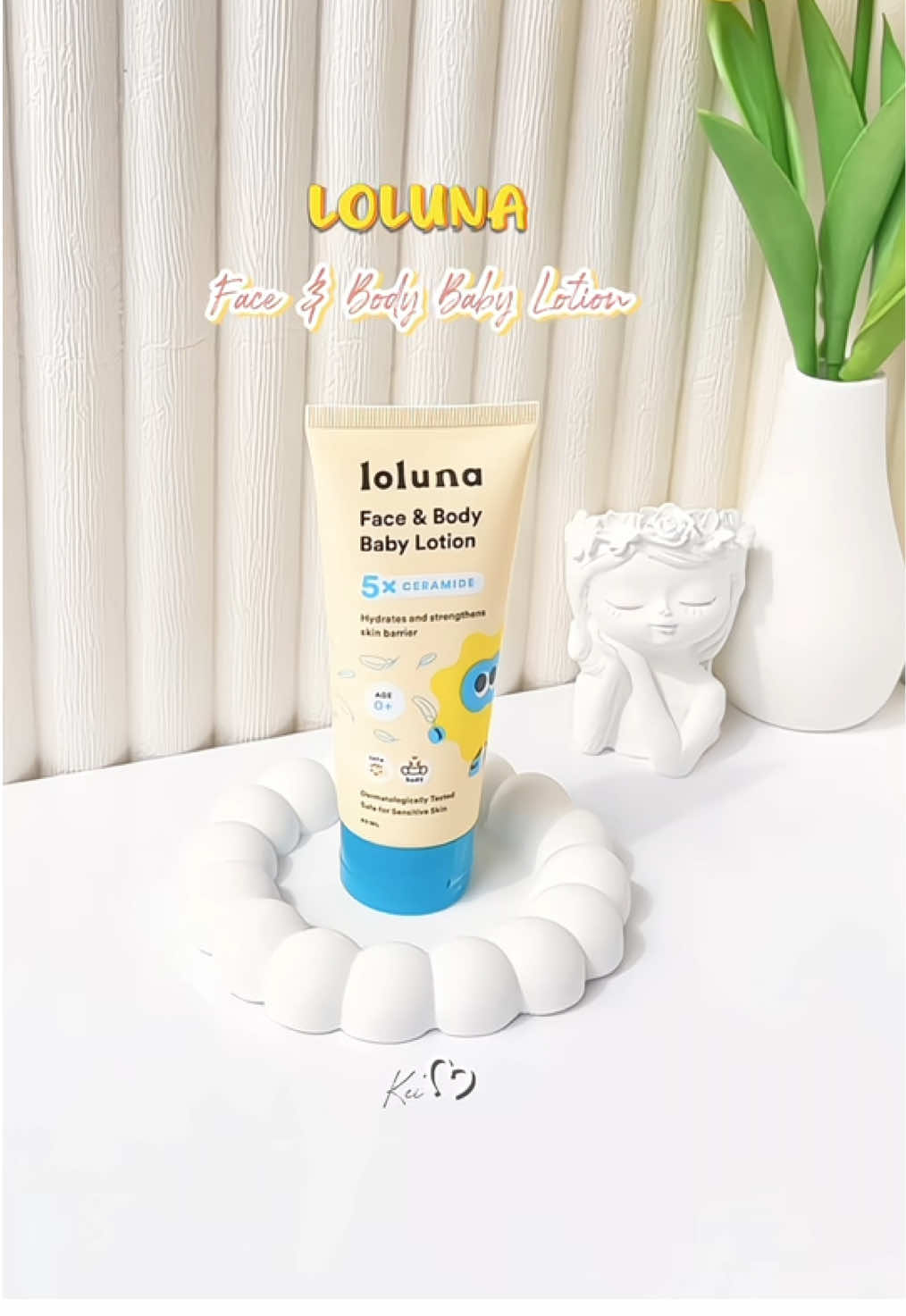 Skincare anak yang mengandung 5x Ceramide yang bikin kulit anak cerah afternya bikin lembab #loluna #lolunababyskincare #lolunababylotion #lolunafaceandbodylotion #bodylotionanak 