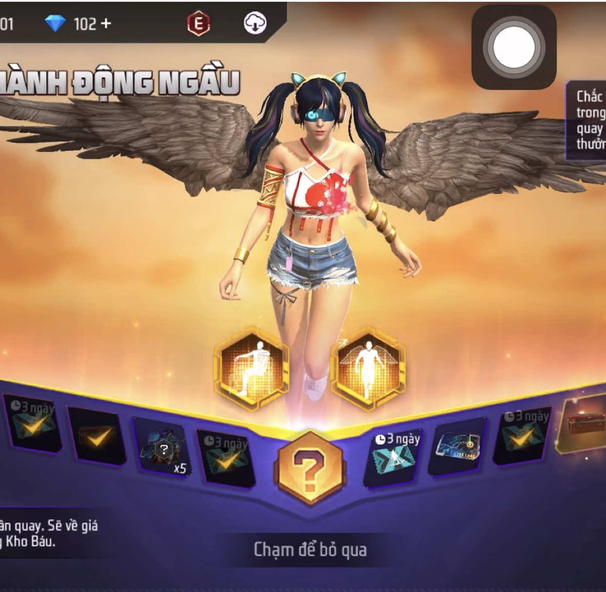 😇 Không Uổng Công Đợi #xuhuong  #freefire #vongquaymayman #fyp #hyna 