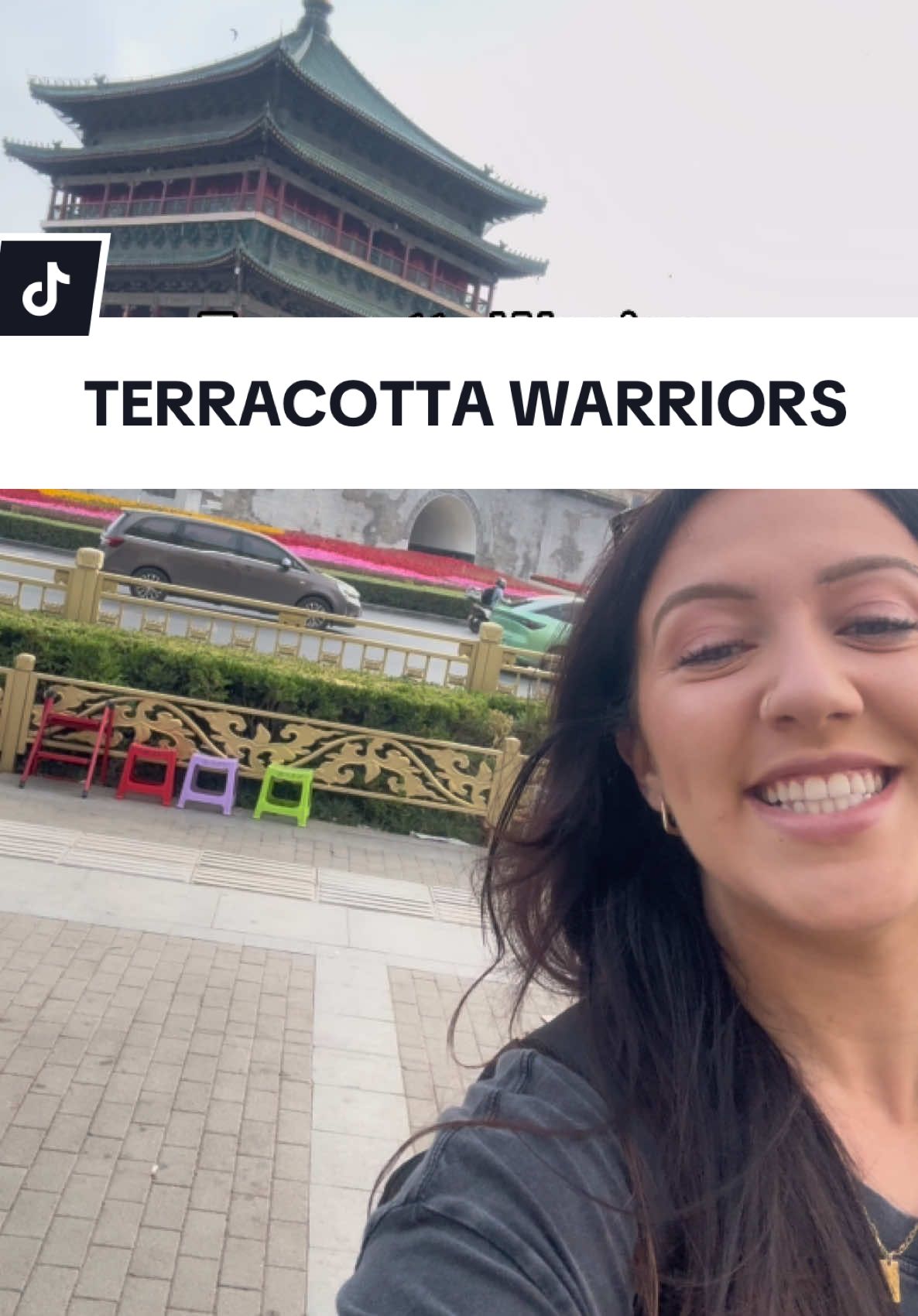 Little girl dreams achieved 👧🏼 We learned so much about the army I almost want to do a follow up video!  The captions on this video are messed up - I dunno how to fix it 😆😆 #terracottaarmy #xian #explorechina #travelchina #chinavlog #terracottawarriors 