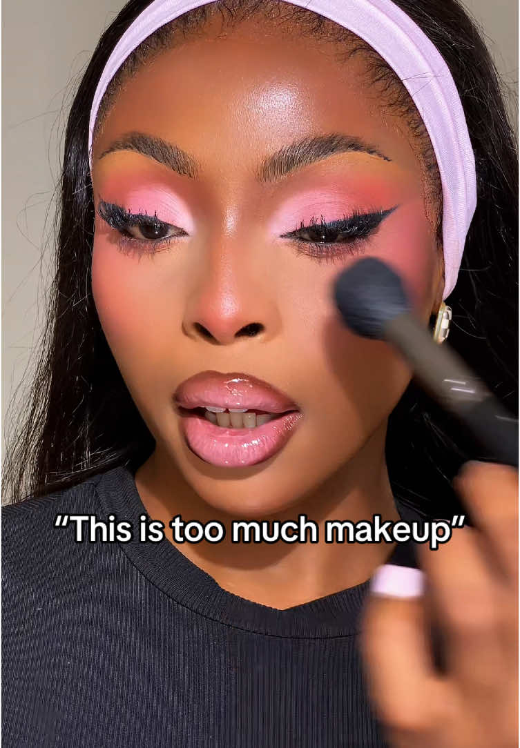 JSYK. #fullglammakeup #pinkdollmakeup #pinkmakeup 