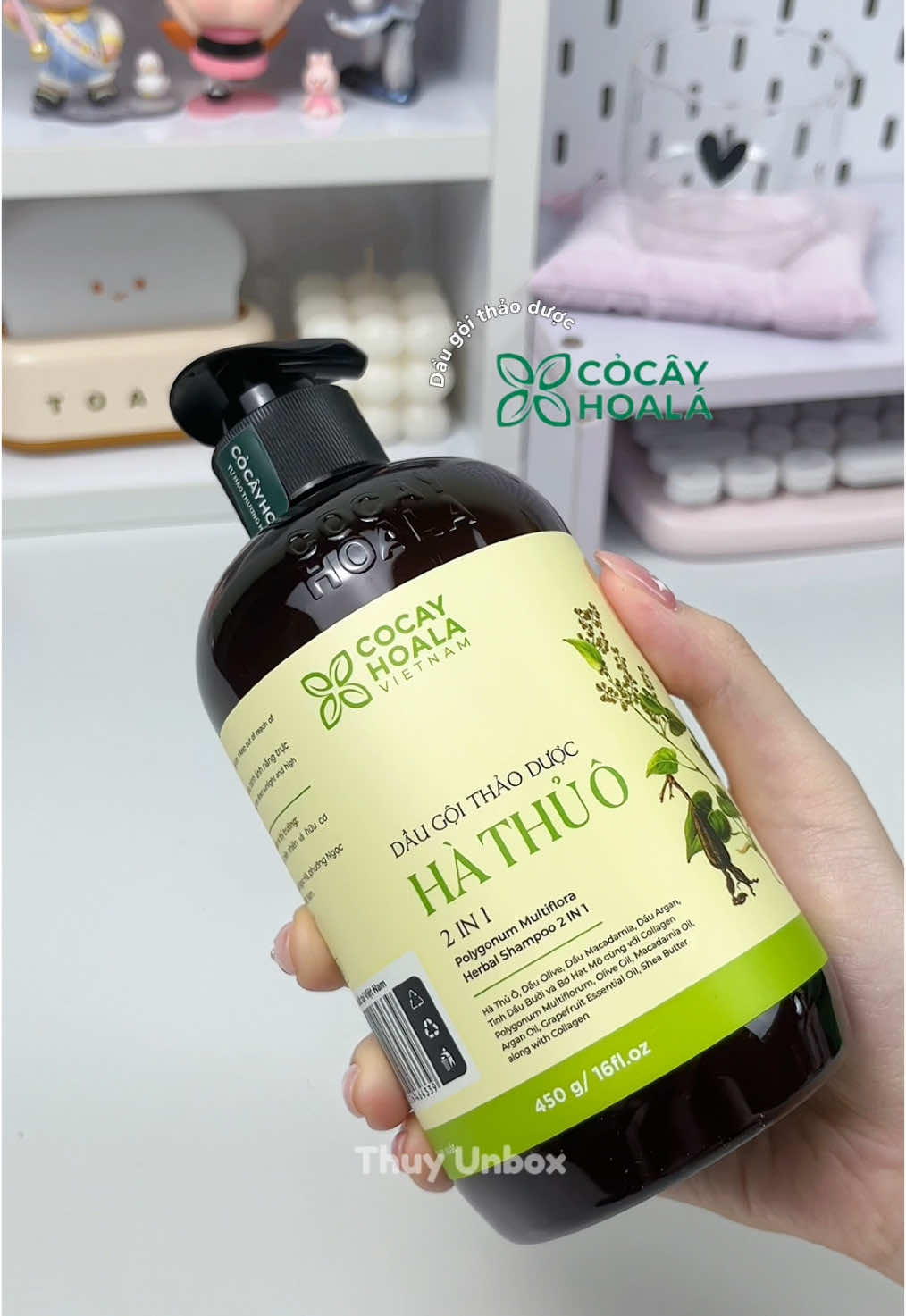 Dầu Gội Thảo Dược Hà Thủ Ô #cocayhoala #daugoithaoduoccocayhoala #hathuo #daugoihathuo #thaoduoc #halinhofficial 