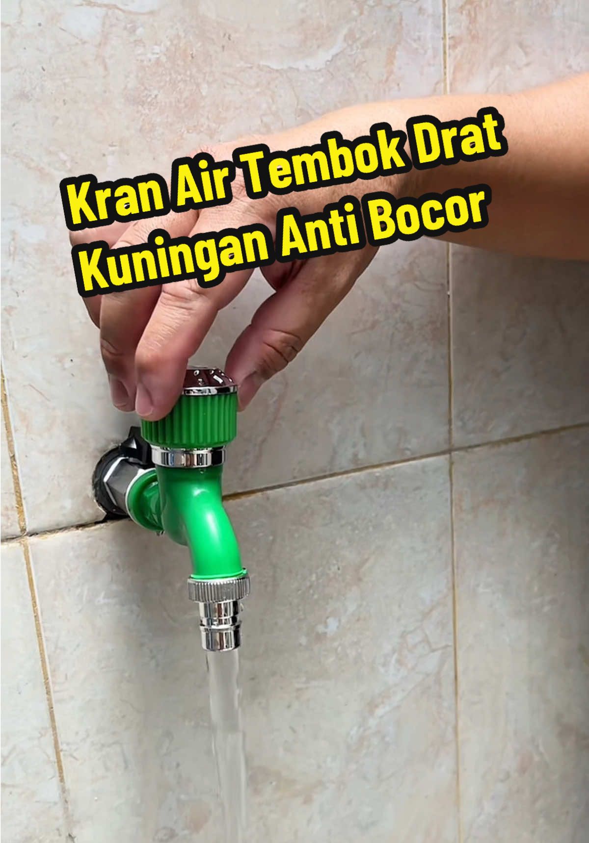 Keran Air Tembok Drat Kuningan Kombinasi ABS Anti Bocor Desain Mewah #keranair #kranairtembok #kranairdratkuningan #guncang66spesialgajian #satukontentiaphari #kranairplastik 