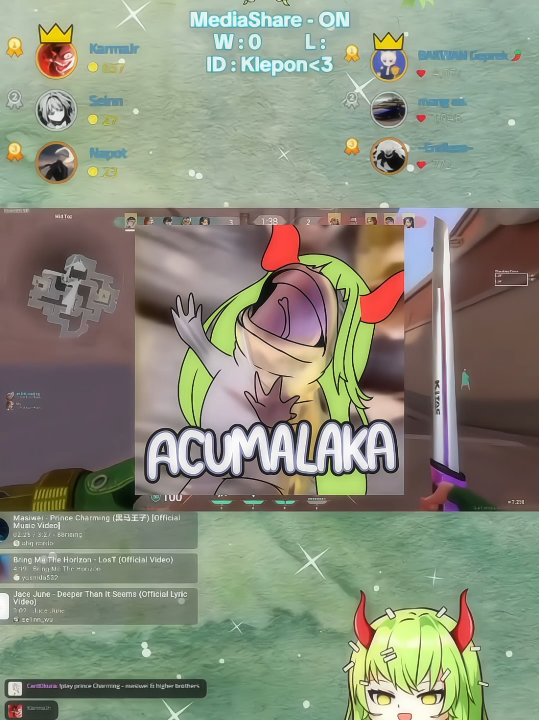 Ace Valo😎 ngohaha valo with : @lammydaa @daniez101 @sleepymilo1011 @shykovt  #Valorant #ace #fyp #montage 