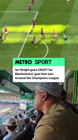 Wright LOVED that one 🤩 Arsenal legend Ian Wright celebrated Stina Blackstenius’ goal against Barcelona in the Champions League final like crazy!  The goal then went on to be the winner for the Gunners as they won the competition for the first time in 18 years.     🎥/ @Ian Wright @musicvideotrend  #ianwright #wright #wrighty #arsenal #arsenalfc #afc #arsenalwfc #arsenalwomen #awfc #gunners #WomensFootball #womenschampionsleague #uefawomenschampionsleague #uwcl #championsleague #uefa #uefachampionsleague #ucl #barcelona #barcelonafemenino #barcelonafc #fcb #fcbarcelona #barcelonawomen #celebrate #stinablackstenius #blackstenius #arsenalchampionsleague #championsleaguefinal #championsleaguewinners #football #footballtiktok #footballnews #metro #metrosport #metrosportuk 