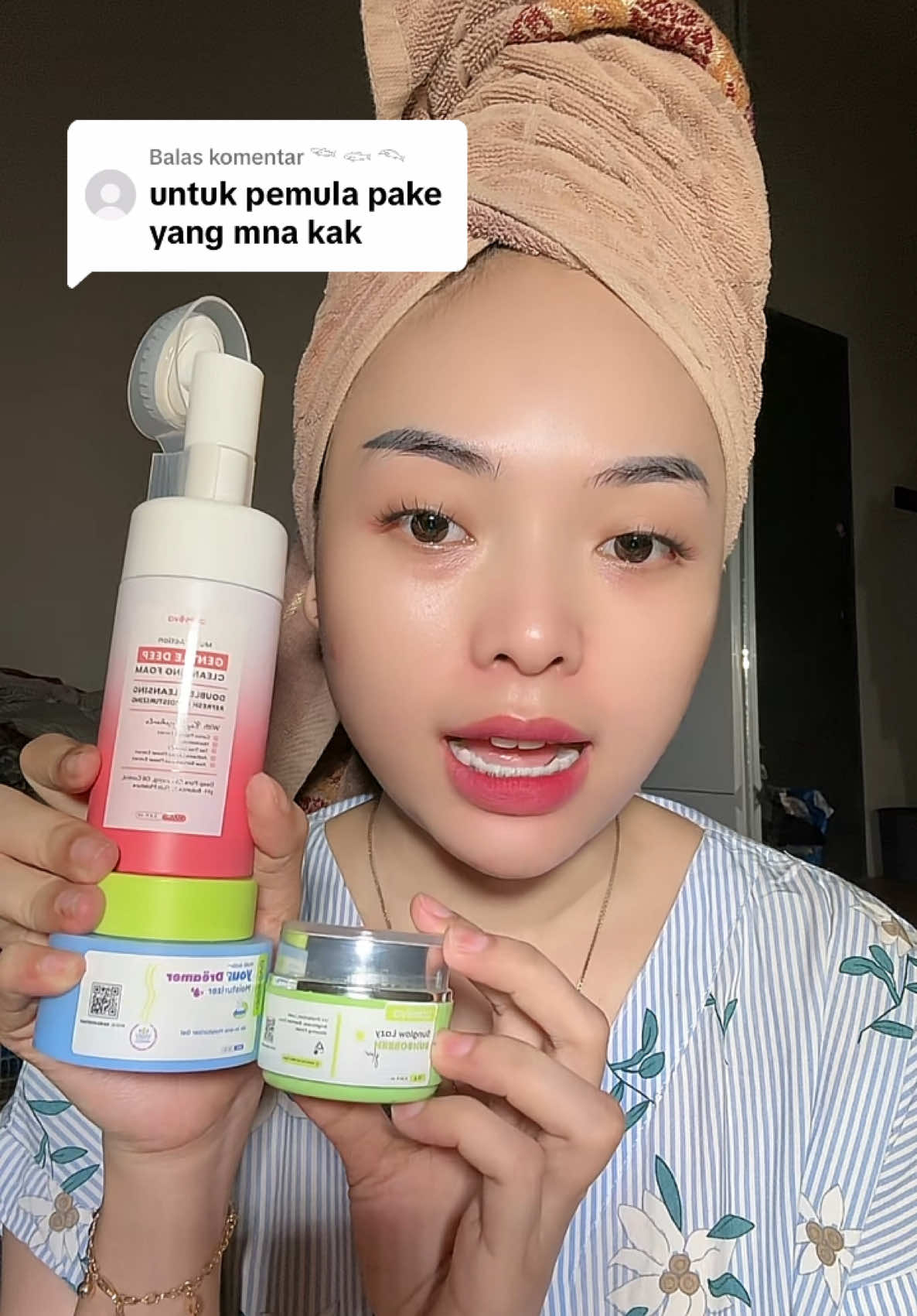 Membalas @𓆝 𓆟 𓆞 ikutin caranya insyaallah glasskin bareng” kita 🥳💞 @Adleeva #adleevaskincare #adleeva 