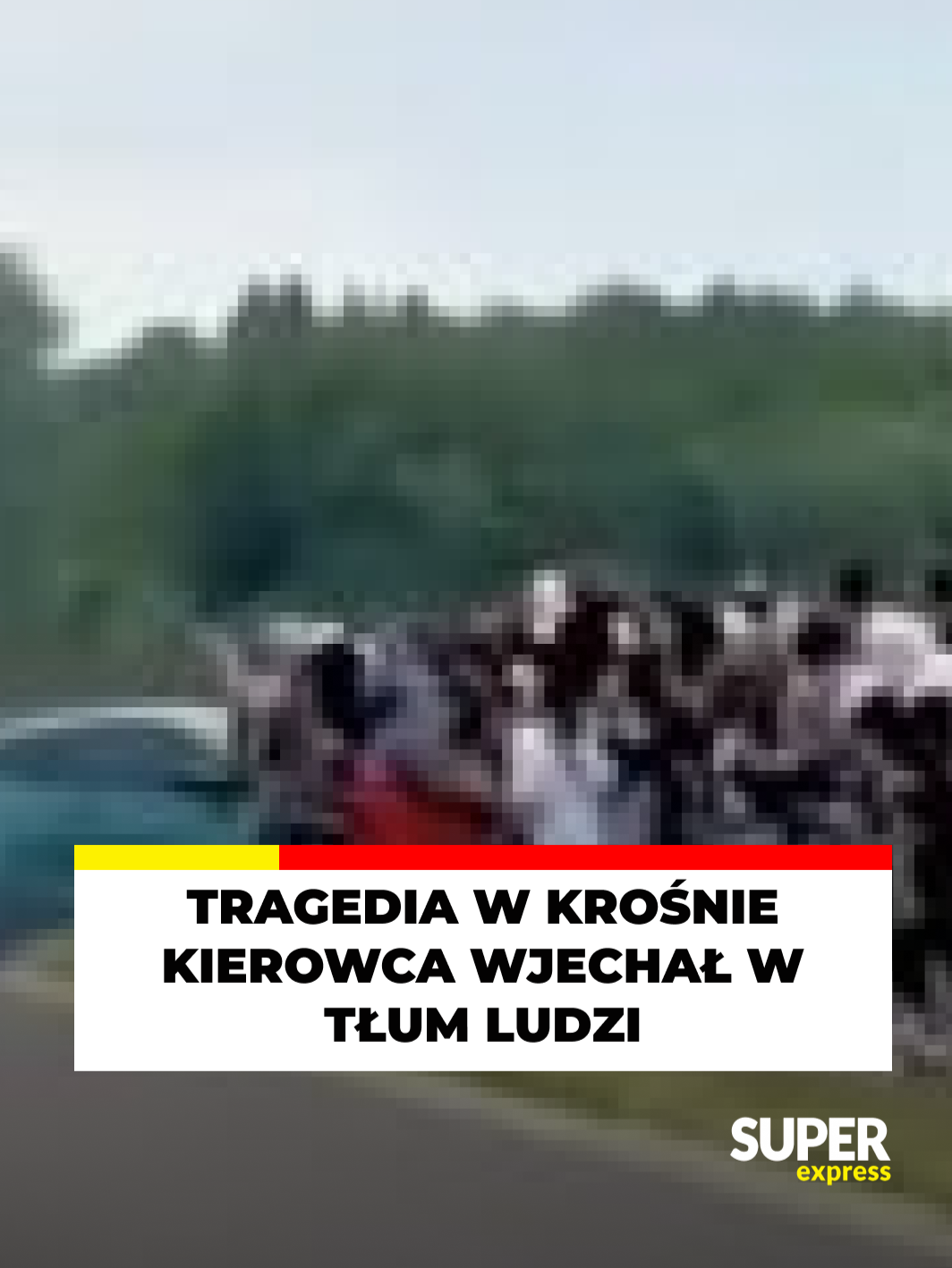 Kierowca wjechał w tłum ludzi 