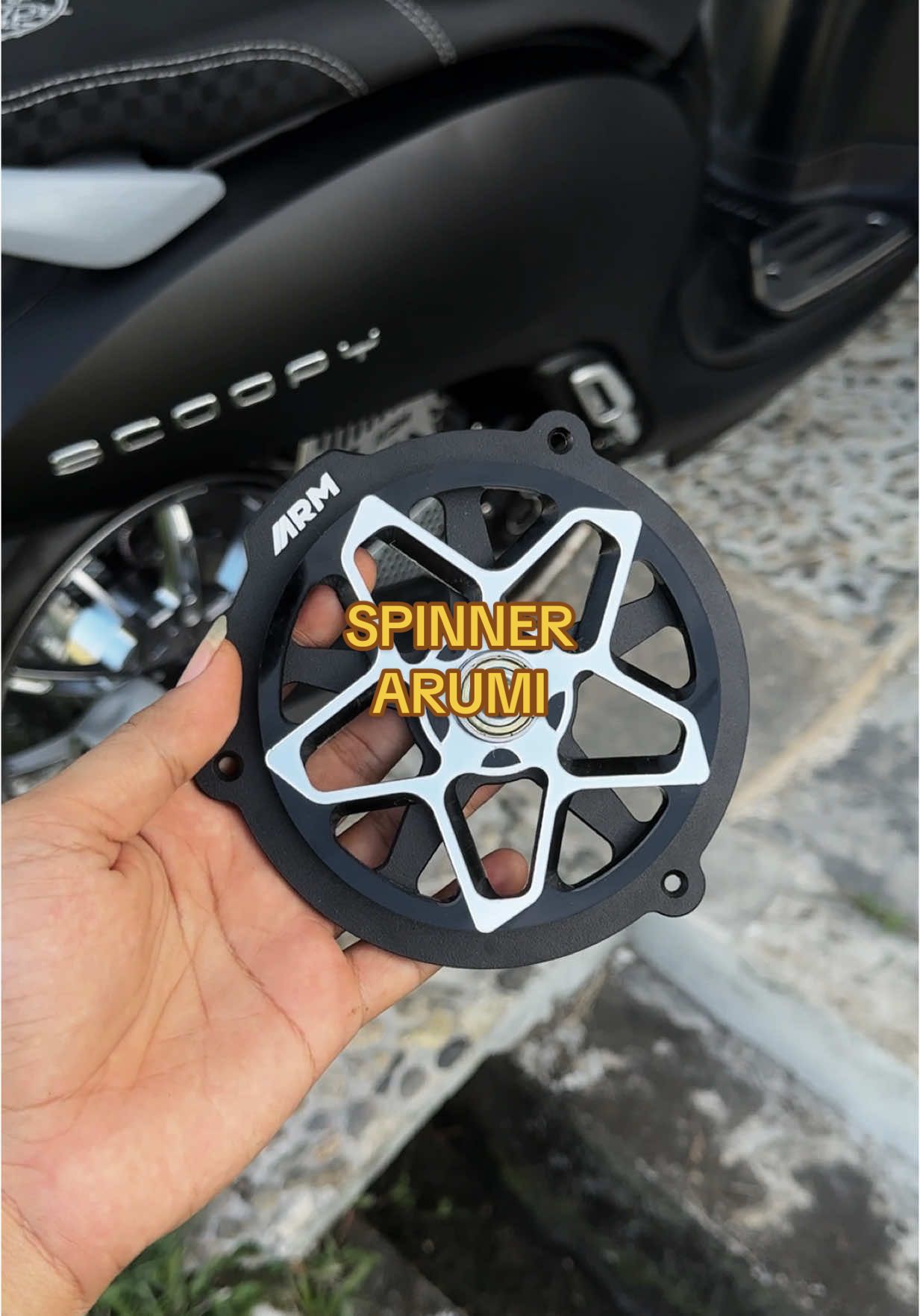 Ganti spinner, arm! #arumi #scoopyhitam #scoopymodifikasi #fyp #scoopyconcept #scoopypropperindonesia #scoopyprestige 
