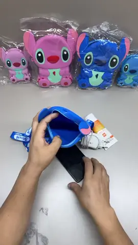 Bolsa de silicone com alça STITCH tamanho G #TikTokShopChegou