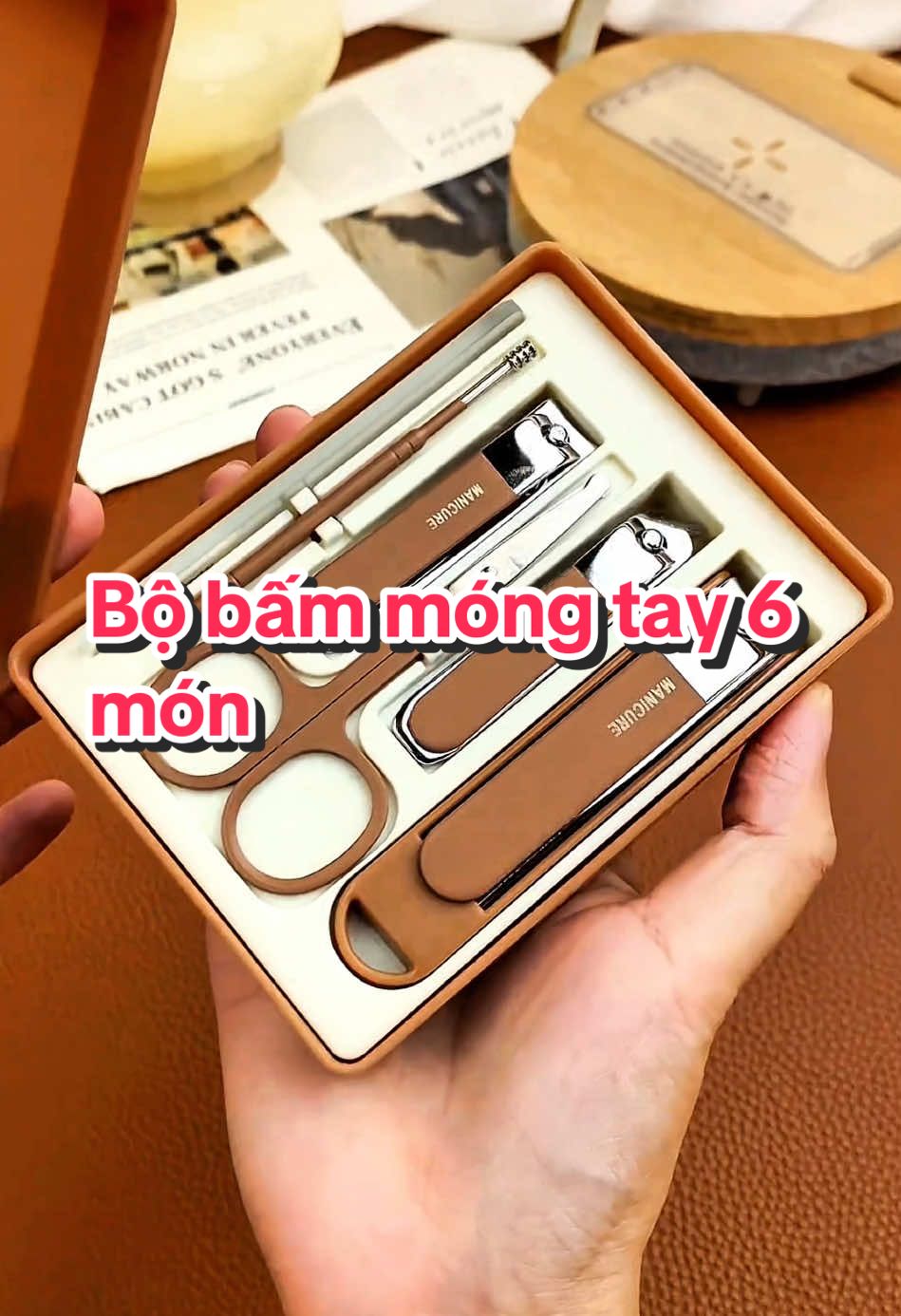 Bộ dụng cụ bấm móng tay 6 món tự dọn tiện lợi #bammongtay #bammongtaydanang #bammongtay6mon  #bobammongtay #bobammongtay6mon #bobammongtaytienich 