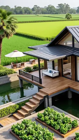 Rumah Panggung #villagelife #rumahkayu #rumahsederhana #inspirasirumah #house #huis #casa #Home #fyp 