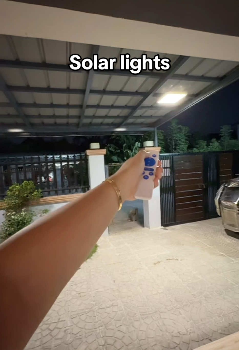 Hindi na gagamitan ng koryente 🫶🏼 #solarlights #solar #lights #outdoorlights 