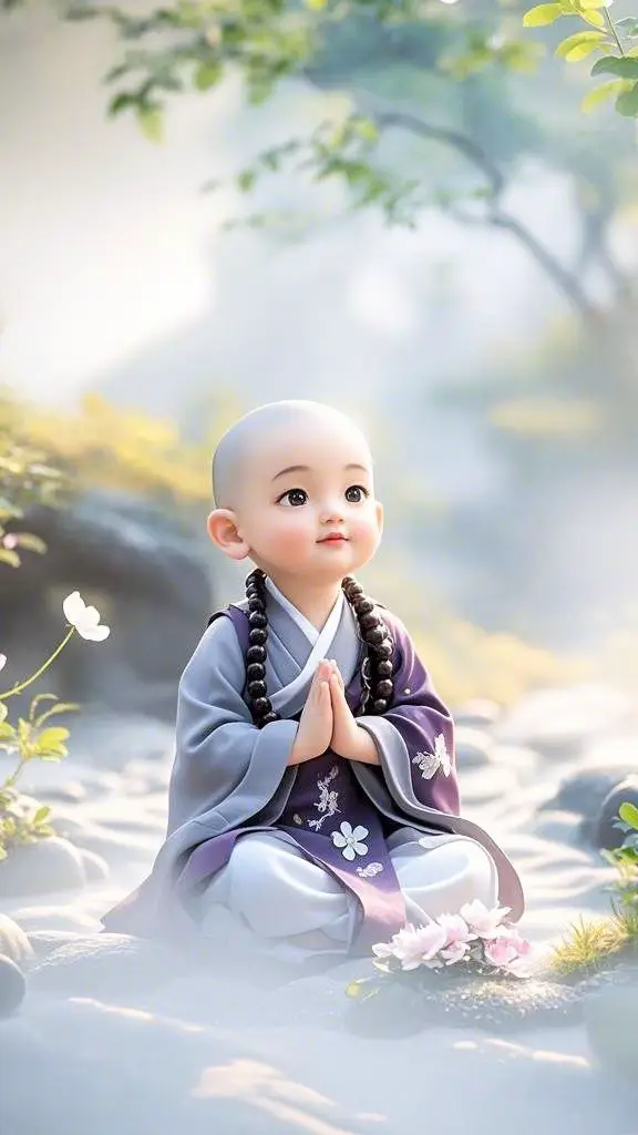 Hình nền chú tiểu thường mang những ý nghĩa sâu sắc và tích cực, đặc biệt trong văn hóa Phật giáo và tâm linh Á Đông. ⸻ 🌱 1. Biểu tượng của sự trong sáng và thuần khiết Chú tiểu (tiểu sa-di) là hình ảnh của những đứa trẻ xuất gia, thường được gắn với sự ngây thơ, hồn nhiên và chưa bị vướng bận bởi cuộc sống đời thường. Hình ảnh này mang đến cảm giác an lành, giản dị và trong trẻo cho người nhìn. ⸻ 🧘‍♂️ 2. Nhắc nhở về sự tu tâm dưỡng tính Một hình nền chú tiểu đang thiền, niệm Phật hoặc mỉm cười nhẹ nhàng có thể nhắc nhở chúng ta sống chậm lại, giữ tâm an, buông bỏ lo âu và sân si trong cuộc sống hối hả. ⸻ ☸️ 3. Gợi cảm hứng sống theo đạo lý Chú tiểu là biểu tượng cho người học đạo, đang trên con đường tu tập. Hình nền này truyền cảm hứng cho những ai mong muốn sống thiện lành, hướng về chân – thiện – mỹ. ⸻ 🌸 4. Mang lại năng lượng tích cực, thư giãn Nhiều người chọn hình nền chú tiểu vì cảm giác nhẹ nhàng, dễ chịu mà nó mang lại. Nét mặt tươi cười, dáng ngồi yên bình của chú tiểu giúp không gian số của bạn trở nên dễ chịu, bớt căng thẳng.