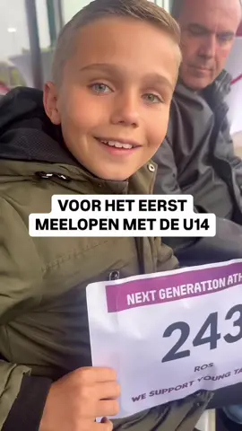Eerste keer bij de U14… en BAM, meteen een nieuw PB!  Gisteren liep ik voor het eerst in een oudere leeftijdscategorie bij de The Next Generation Athletics!🔥 De start? Niet ideaal… Er was een valpartij vlak voor me, dus ik moest wat meters goedmaken. Maar opgeven? Dat zit niet in mijn schoenen! 💪 Eindresultaat: 2:58,04 op de 1000 meter en dus een nieuw PB! 🎉 #nextgeneration #Running #personalbest #mila #hardlopen #athletics #atletiek #runningman #runningmotivation #nijmegen #1000 #athlete #pr #workhard #training 