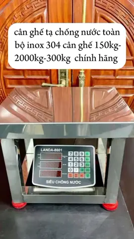 cân ghế chống nước toàn bộ inox 304 - cân ghế tạ - cân ghế 150kg-200kg-300kg hàng chính hãng #cân #can #canghe #canta #caninox #dodientu #giadungdientu #giadungthongminh 
