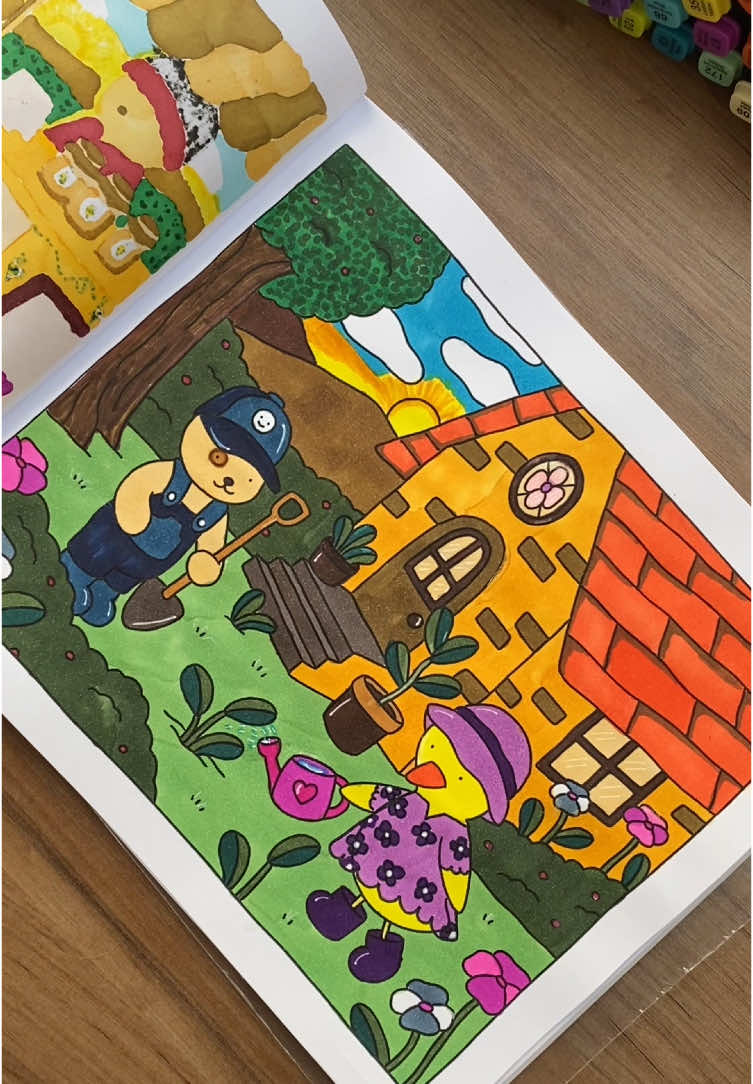 Vamos pintar mais uma página de #bobbiegoods comigo? Hoje nós vamos pintar a página 9, #jardinagem #bobbiegoodsjardinagem #bobbiegoodscoloringbook #CapCut 