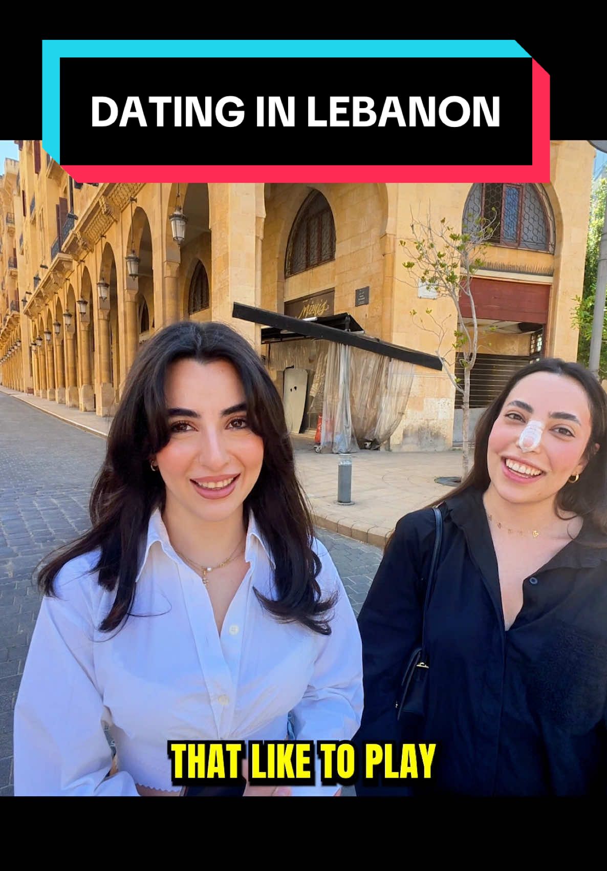 Asking local women what the dating scene is like in their country.  #lebanon🇱🇧 #beirut #lebanese 