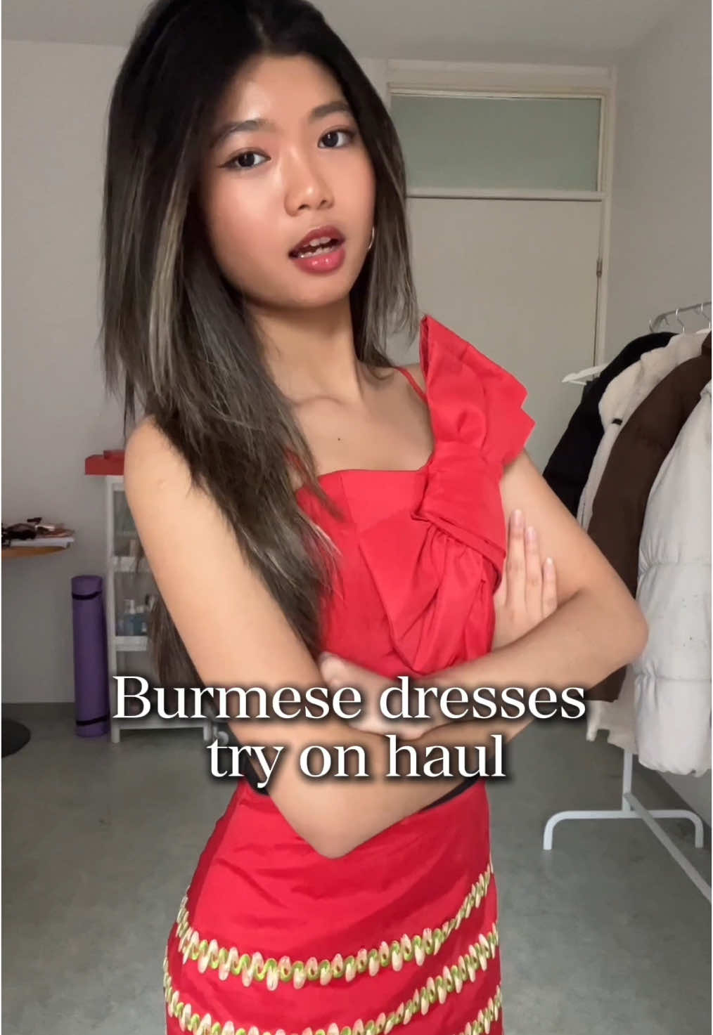 ဒီနေ့ YouTube - Elena Blissမှာ videoအသစ်တင်ထားတယ်💗 #fyp #foryou #vlog_by_elena #burmese #tryon #burmesedress #viral 