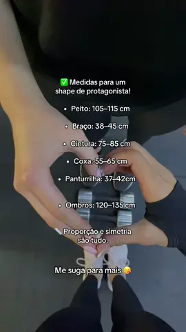 Medidas corporais .  #shape #Fitness #protagonista #foco #academia #foryoupage #viralvideos 