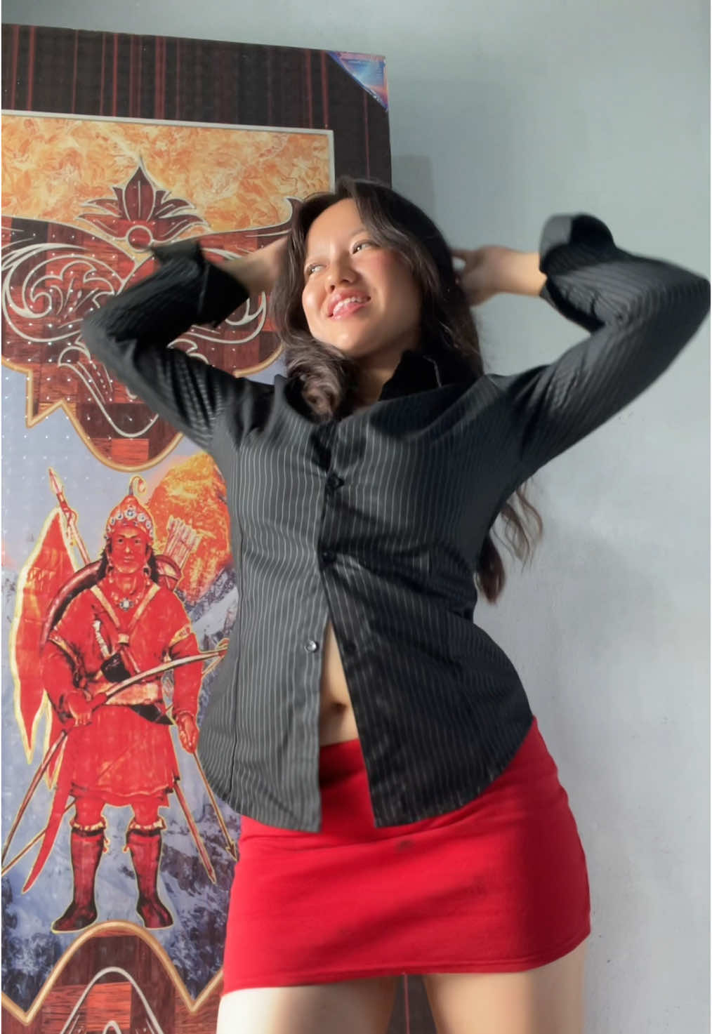 Laal parii💋 #michelle_limbu 