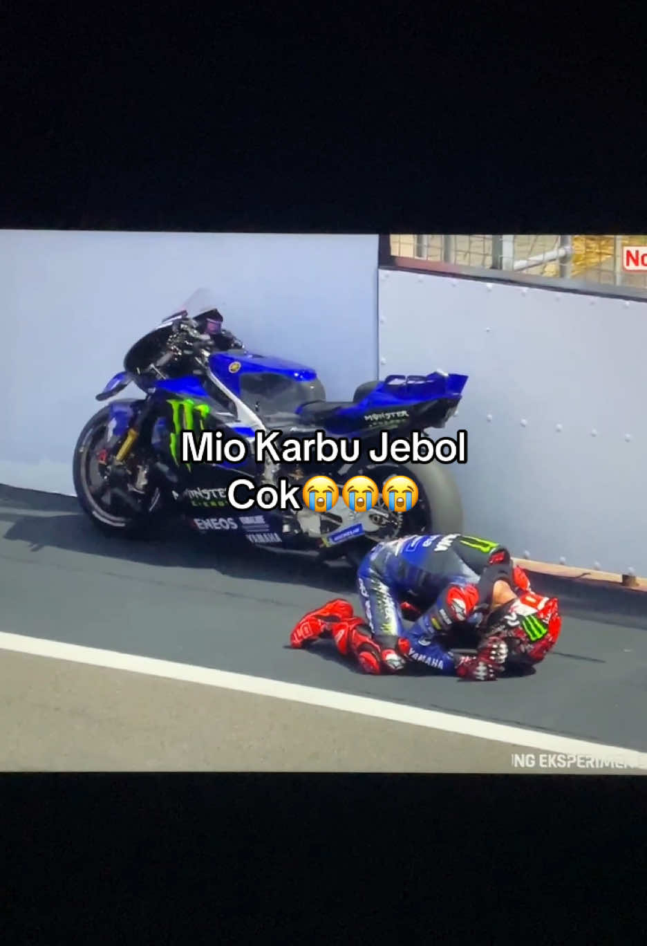 Padahal udah P1 Gapnya jauh cok😭😭😭 #mio #miokarbu #motogp #silverstone #quartararo #jebol 