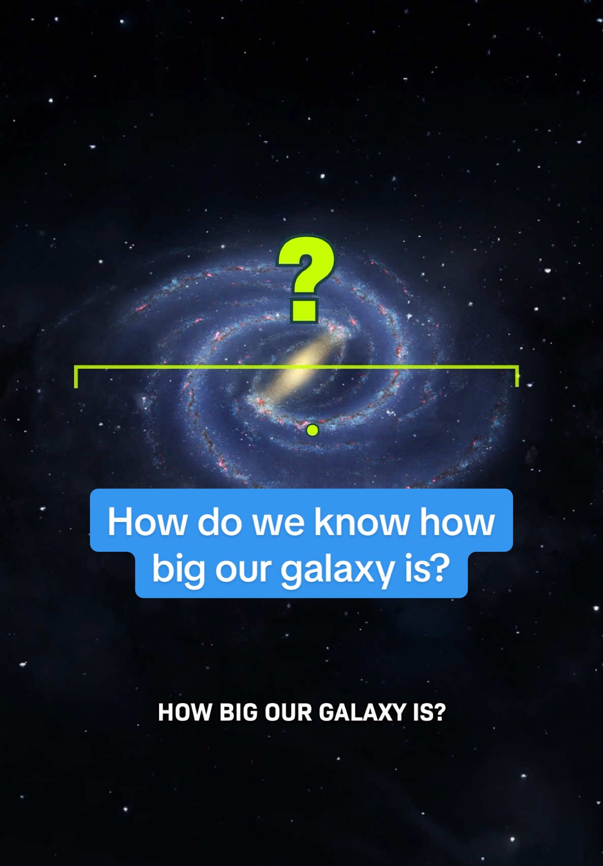 How do we KNOW how big our galaxy is? How do you figure out how far a star is? The Milky Way has over 100 billion stars in it and we’re still learning new things about it all the time. For more optimistic science and tech stories, follow along! #milkyway #science #stem #astrophysics 