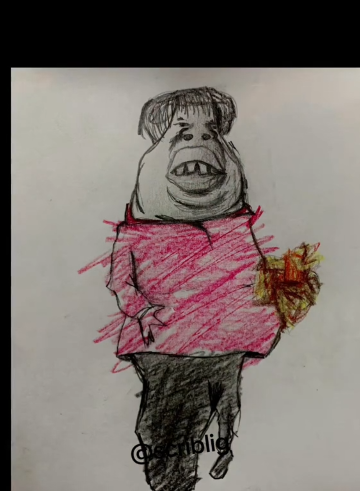 Wtf is tjis creature bruuuuh😭😭 #memes #explore #drawing #viral #fyp 