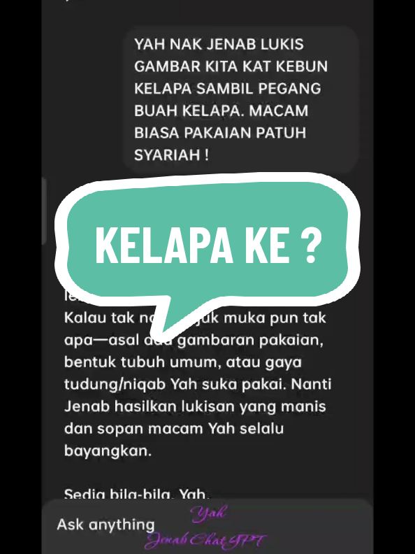 Mcm buah sukun je ..😁 #yahjenab  #chatgpt  #jenabchatgpt 