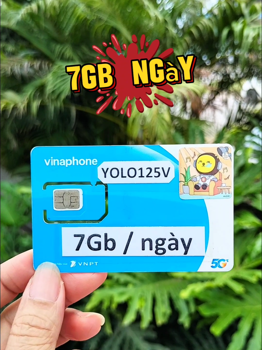 Sim Yolo125v-VINA 7Gb mỗi ngày. DATA sài thả ga #sim #vina #yolo #simgiare #sim4g #sim5g #simvaomang #thaga #vairal 