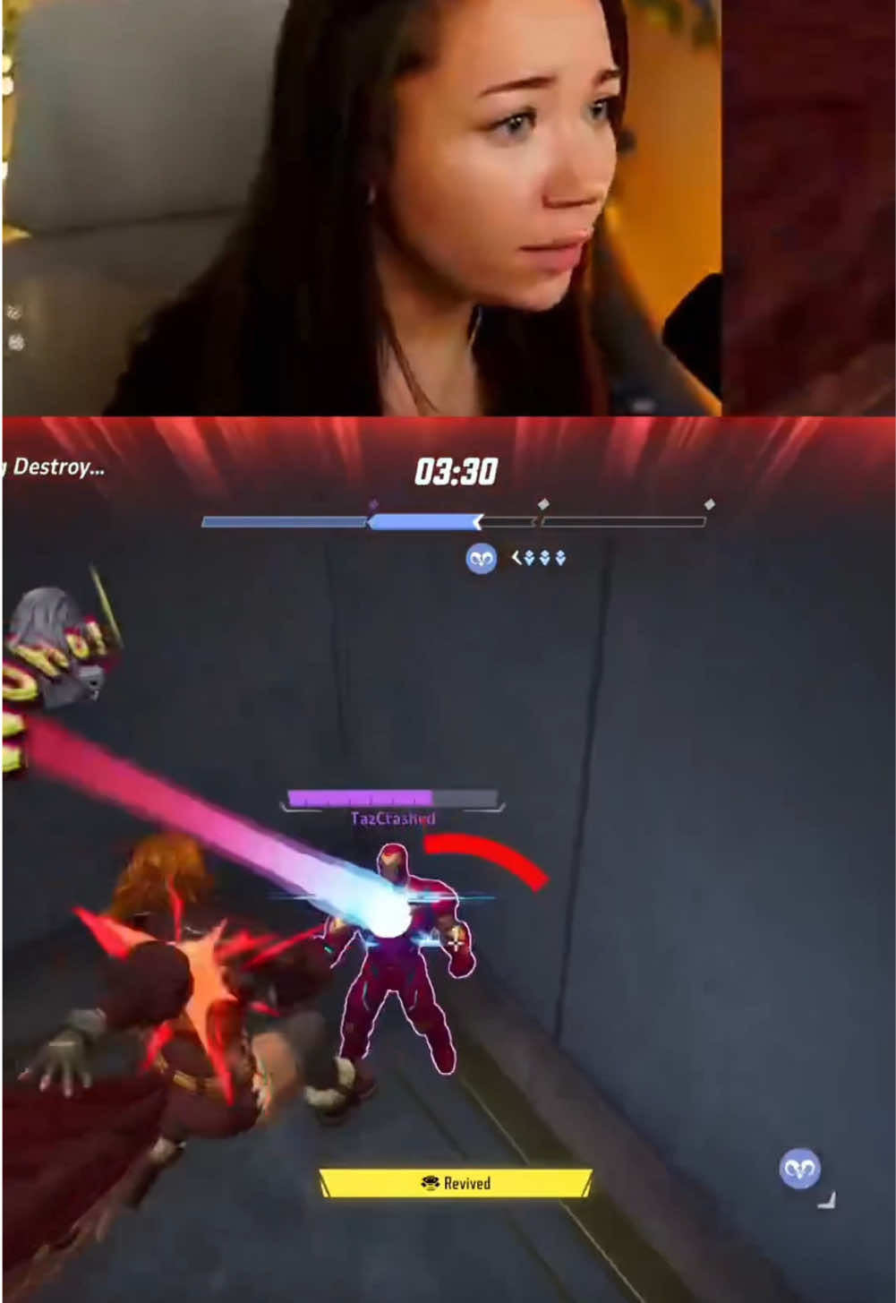 idk how this happened #twitchstreamer #streamer #girlstreamer #girlgamer #fyp #gamer #marvelrivals #funny 