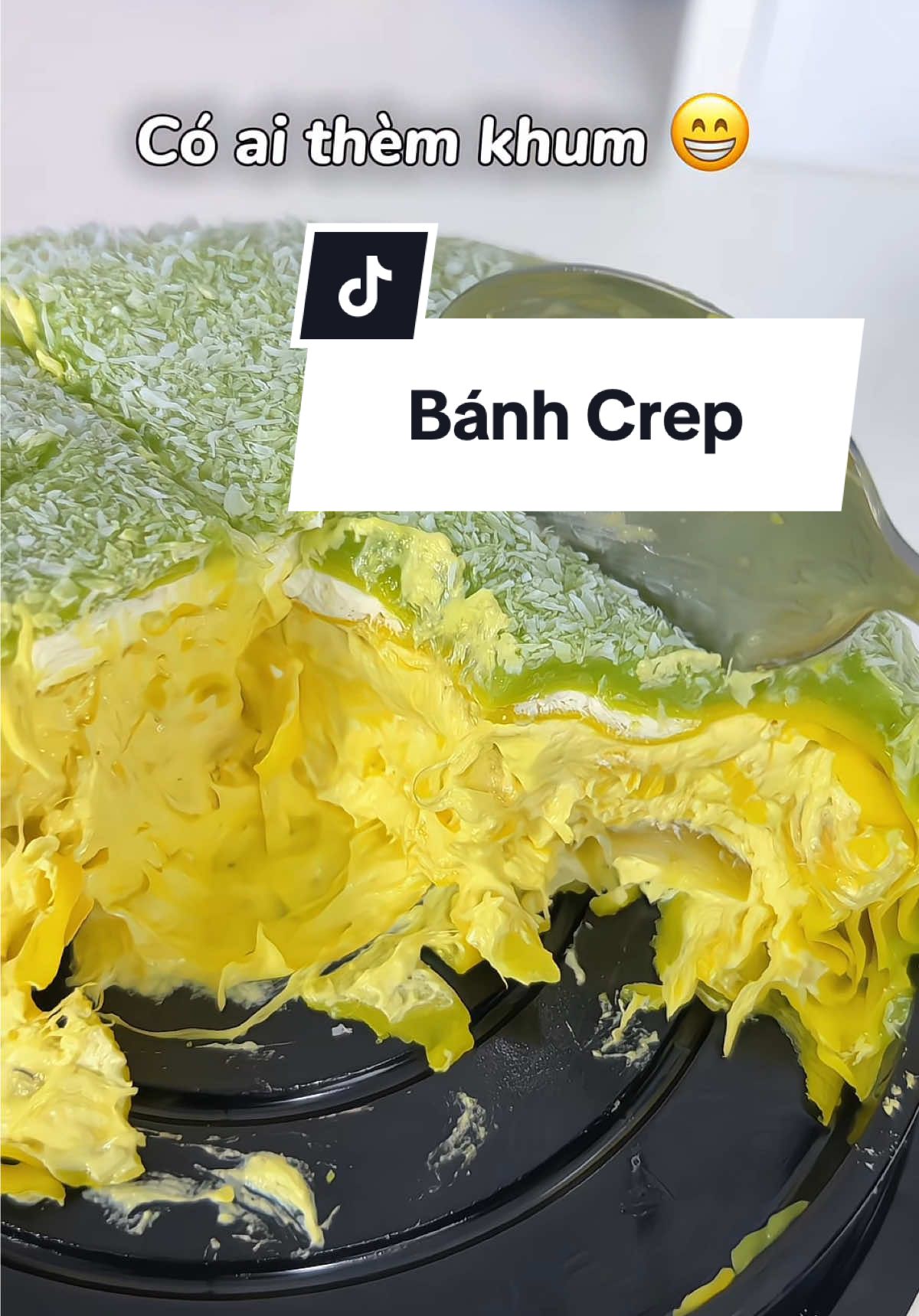 Thèm bánh crep 🤤 #xuhuong #xuhuongtiktok #viral #food #mukbang #banhcrep #saurieng 