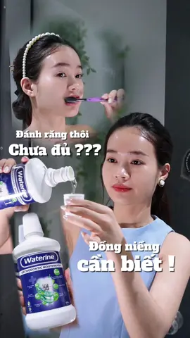 Ai niềng răng bị hôi miệng thì tips này là chân ái #niengrang #waterineortho #nuocsucmieng 