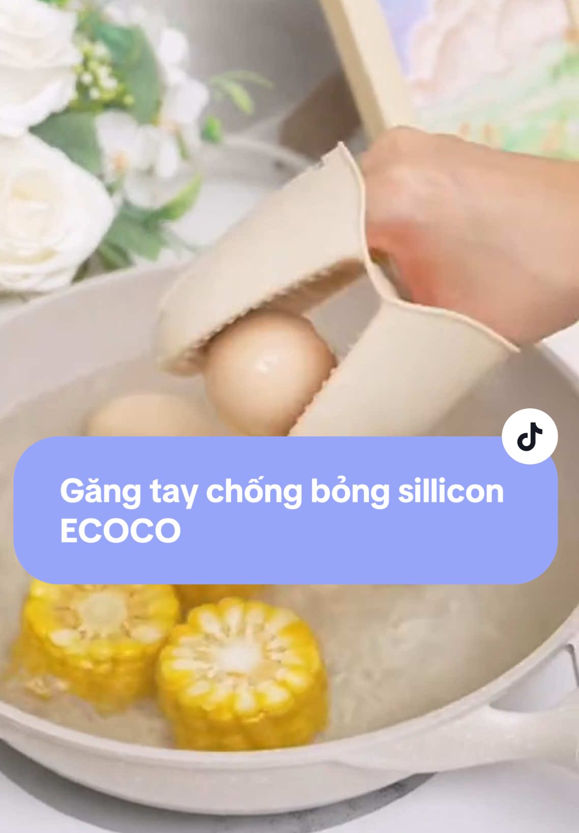 Găng tay chống bỏng Sillicon Ecoco #gangtaychongnong #ecoco #gangtayecoco #meohay365 