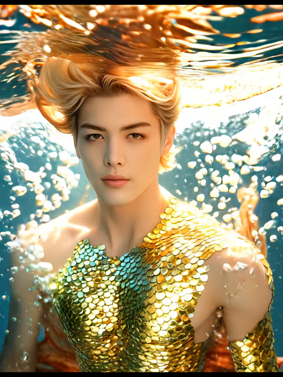 Maki, o Príncipe dos 7 Mares @&TEAM  #maki #andteam #hirotariki #visual  #mermaid #sevenseas #kpopedit #jpop