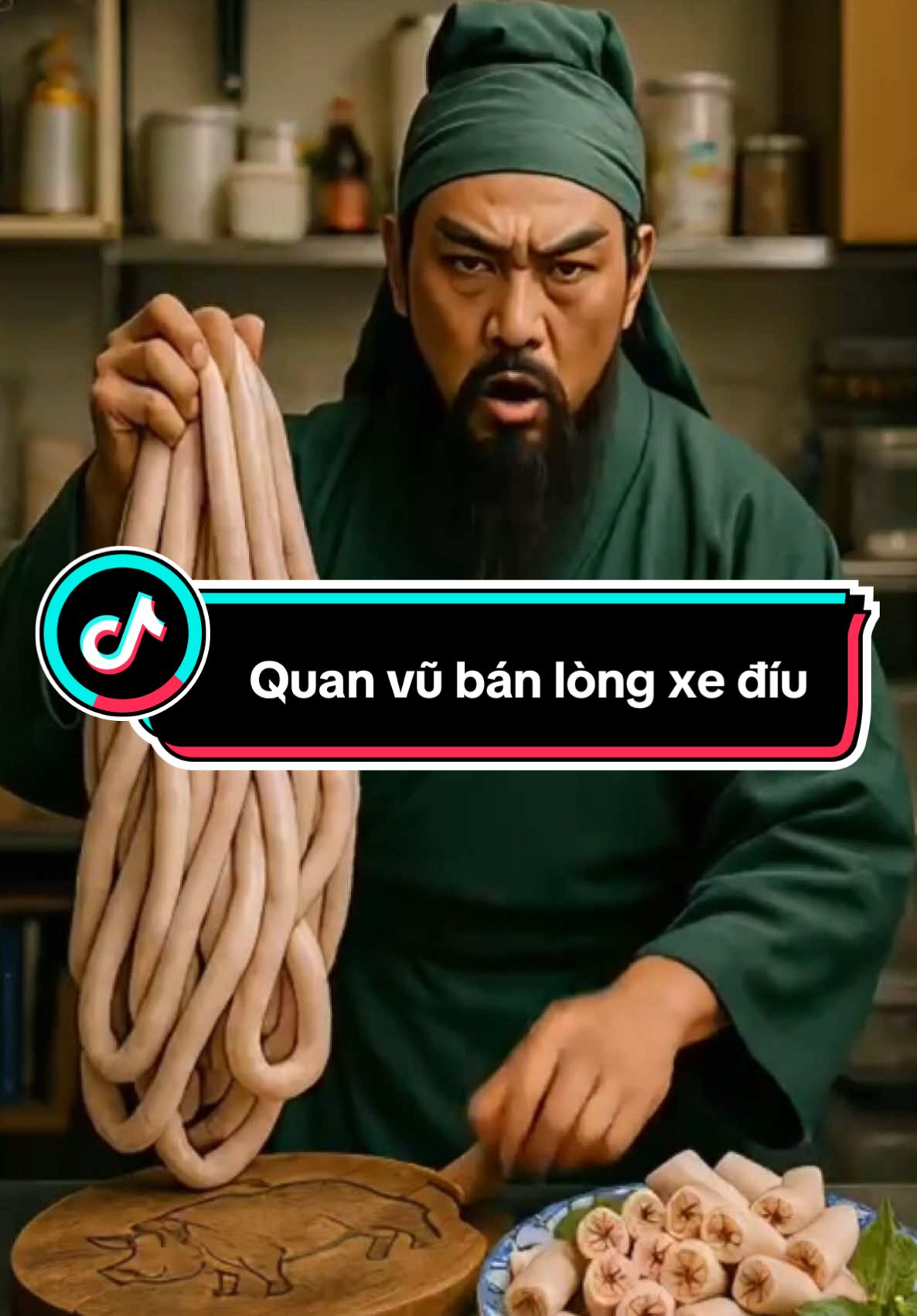 Rửa tay gác kiếm. Trở về quê nhà, quan vũ mở quán cháo lòng #LearnOnTikTok #taothaotamquoc #tamquocdiennghia #longxedieu 